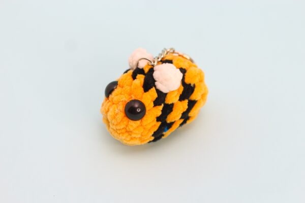 Crochet Bee Keychain