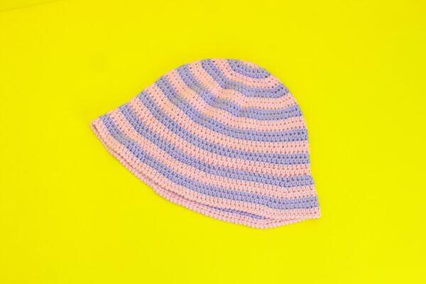 Crochet Pink Bucket Hat