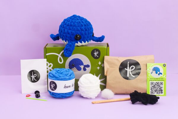 Crochet Whale DIY Kit